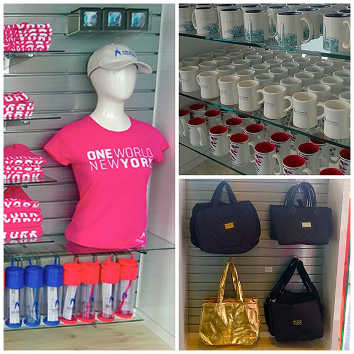 One World Observatory gift shop collage
