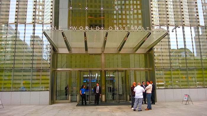 One World Observatory - outside entrance