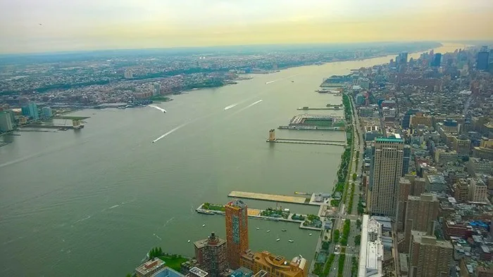 The new observatory at the World Trade Center is open for business, and the view is spectacular! The elevator ride is amazing as well. Here's what you can expect if you visit, including dining options and how to buy tickets. One World Observatory - Hudson River