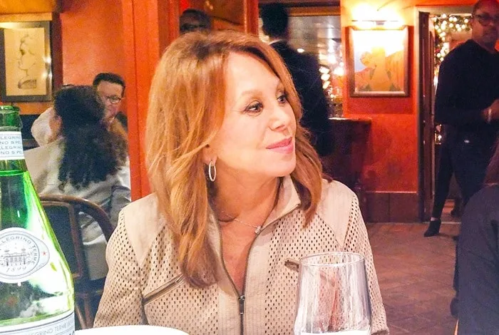 Marlo Thomas at lunch Lunch with Marlo Thomas at Trattoria Dell'Arte in New York City