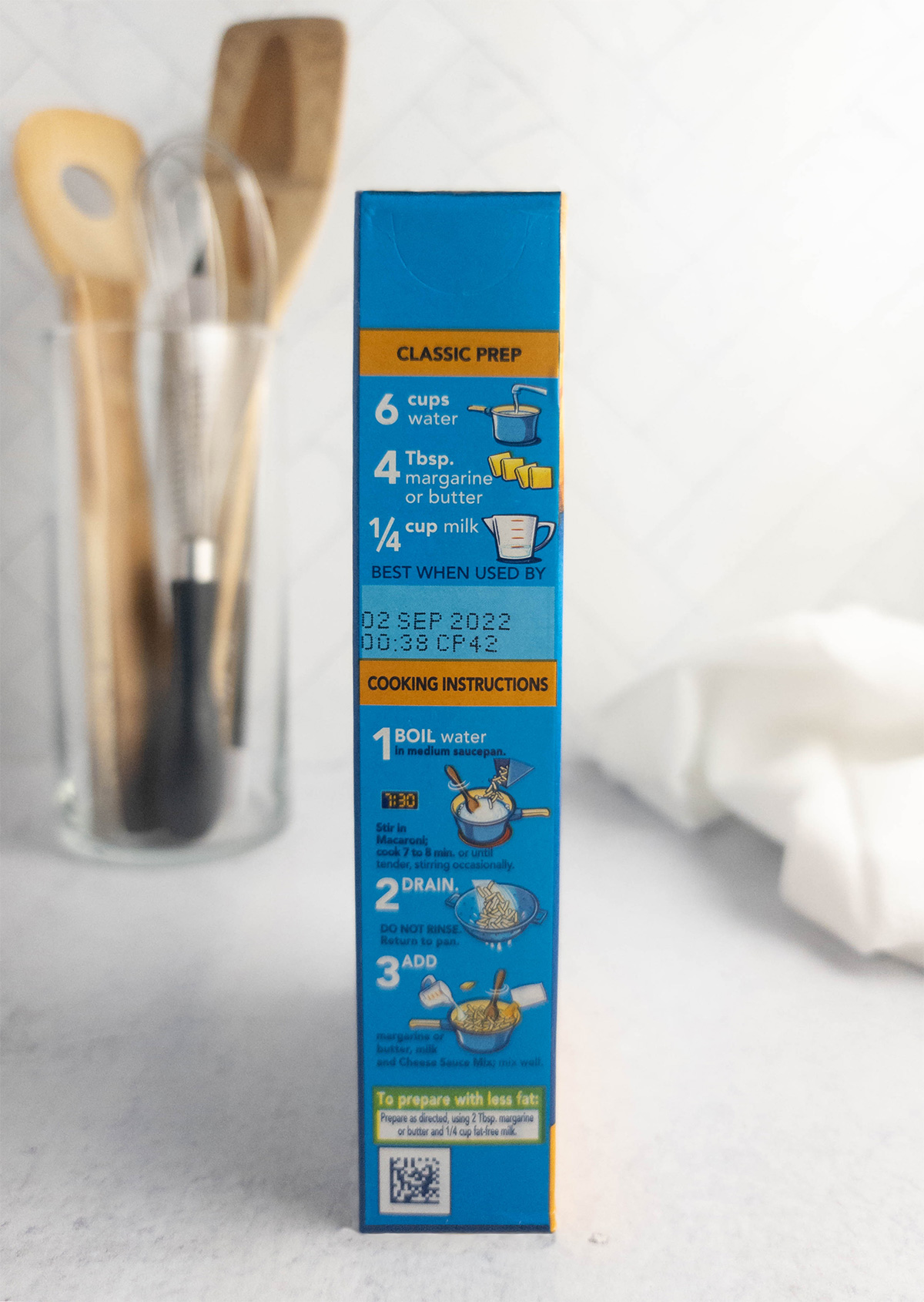 mac and cheese recipe kraft box