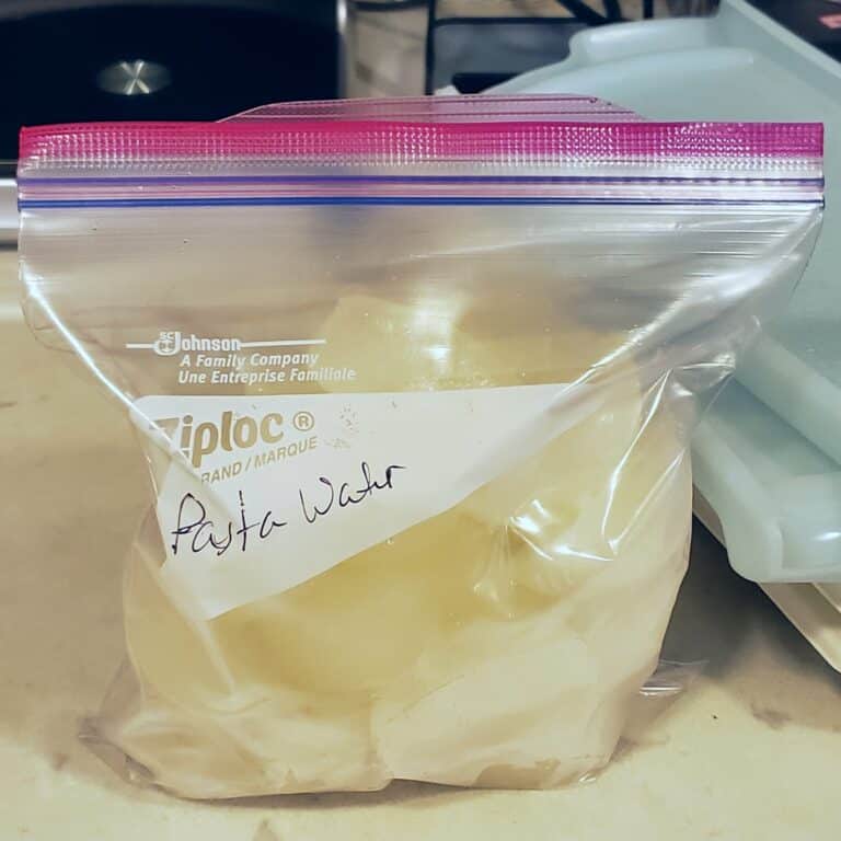 Why you should freeze your pasta water