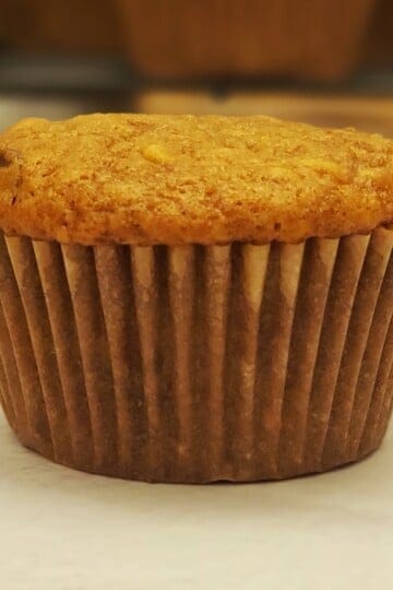 Reduced fat peanut butter banana muffin.